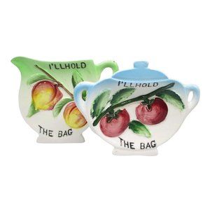 2 Teabag Holders Tea Lover Gift